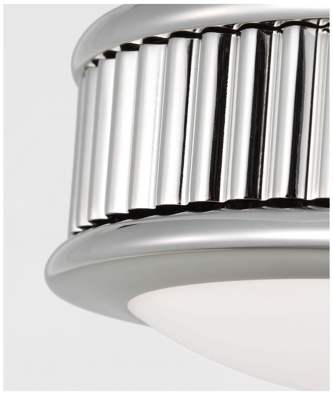Image 3 Visual Comfort Studio Ritz 5 Flush Mount Polished Nickel LED more views