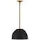 Visual Comfort Studio Robbie Midnight Black Pendant 1 E26 Medium A19 60w