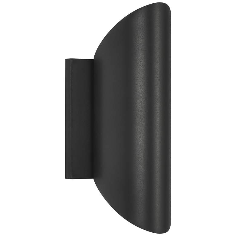 Image 1 Visual Comfort Studio  Ruxton Small Wall Lantern  A19  4.5"  Black