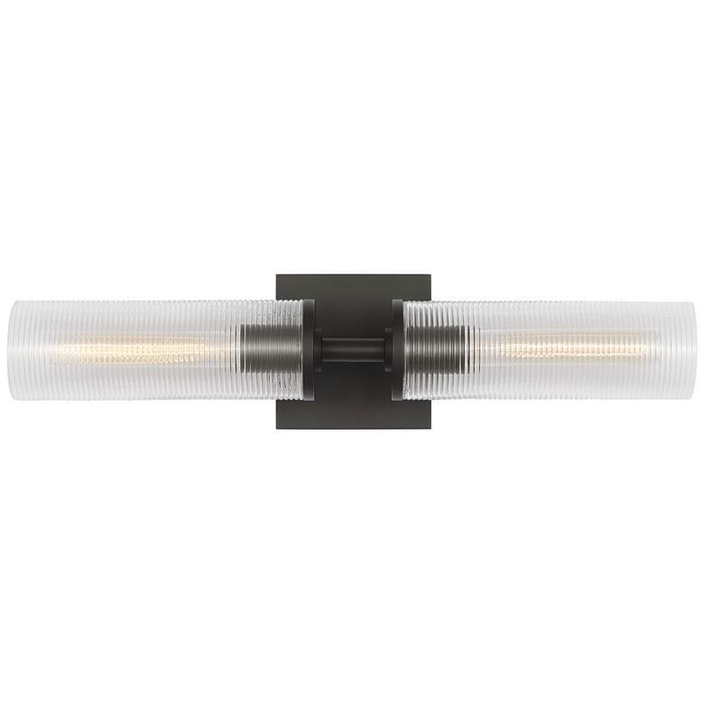 Image 1 Visual Comfort Studio Sarita Medium Sconce T10 21.12" Black