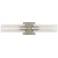 Visual Comfort Studio Sarita Medium Sconce T10 21.12" Brushed Nickel