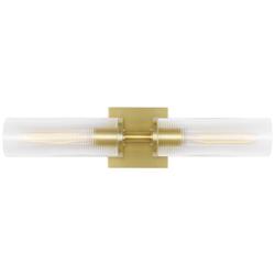 Visual Comfort Studio  Sarita Medium Sconce  T10  21.12"  Satin Brass