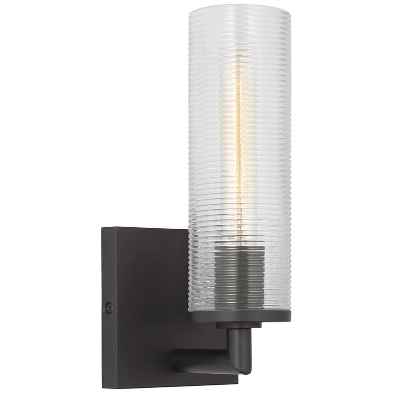 Image 1 Visual Comfort Studio Sarita Small Sconce T10 5" Black