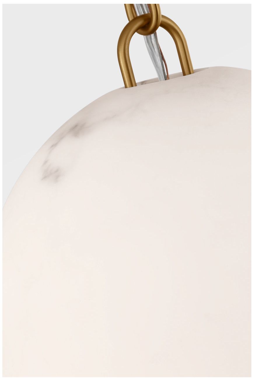 Image 3 Visual Comfort Studio Savina 10 Pendant Burnished Brass A19 more views