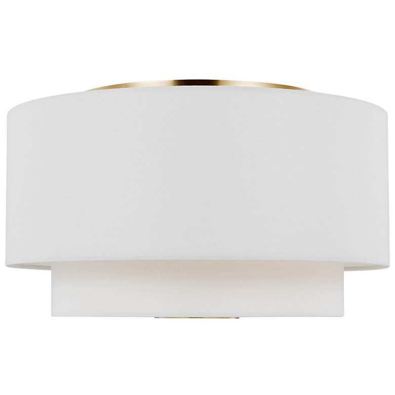 Image 1 Visual Comfort Studio Sawyer Burnished Brass Ceiling Light 3 Medium A19 60w