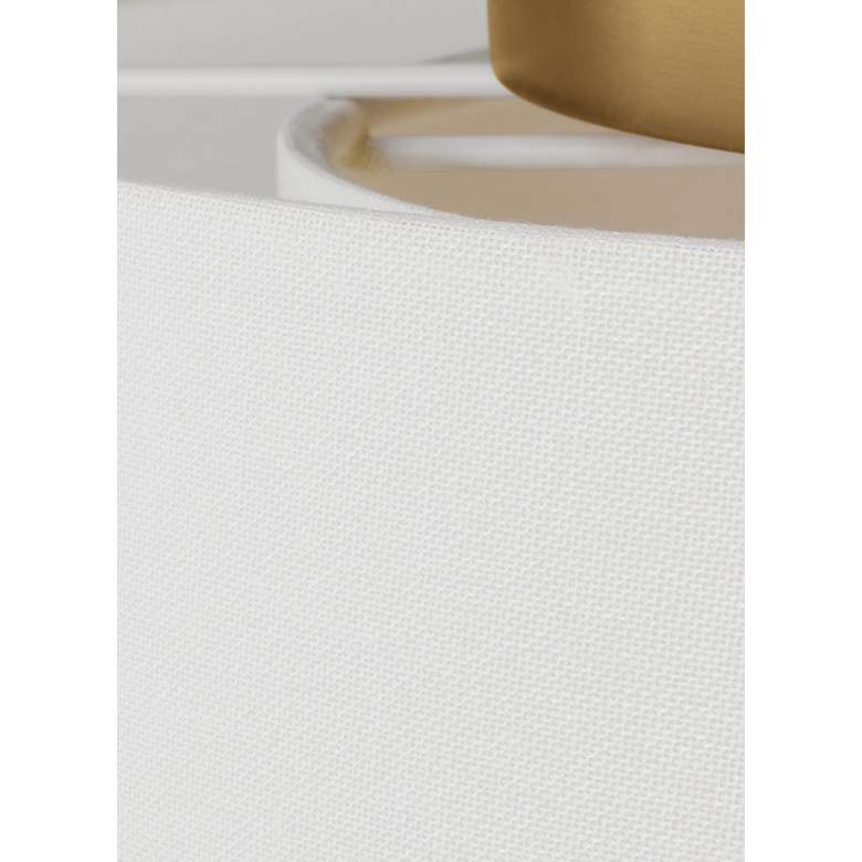 Image 4 Visual Comfort Studio Sawyer Burnished Brass Ceiling Light 3 Medium A19 60w more views