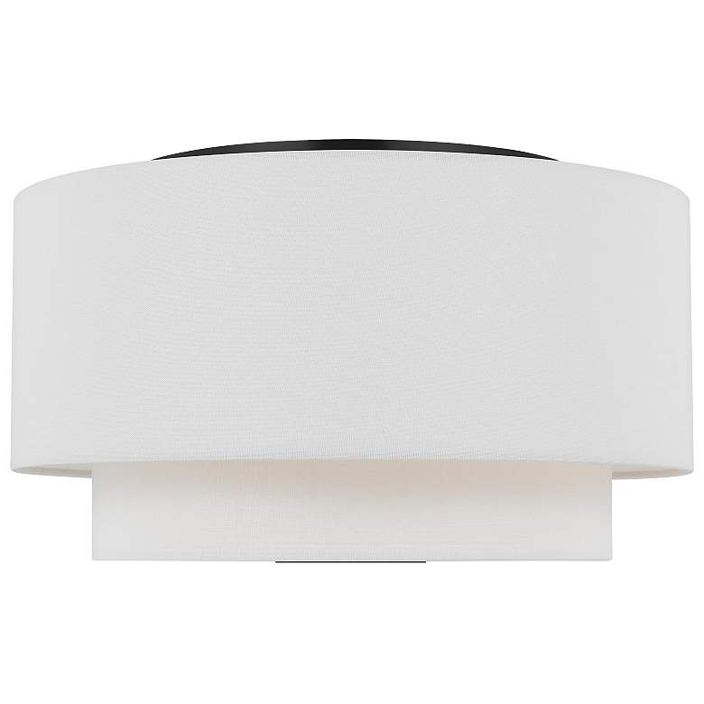 Image 1 Visual Comfort Studio Sawyer Midnight Black Ceiling Light 3 Medium A19 60w