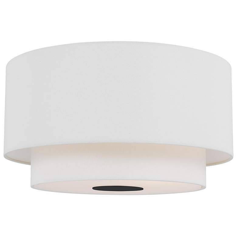 Image 4 Visual Comfort Studio Sawyer Midnight Black Ceiling Light 3 Medium A19 60w more views