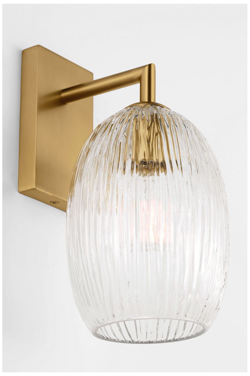 Image 2 Visual Comfort Studio Serafina 10 Sconce Burnished Brass B11 more views