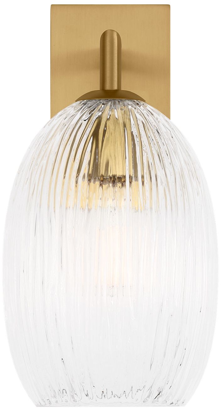 Image 4 Visual Comfort Studio Serafina 10 Sconce Burnished Brass B11 more views