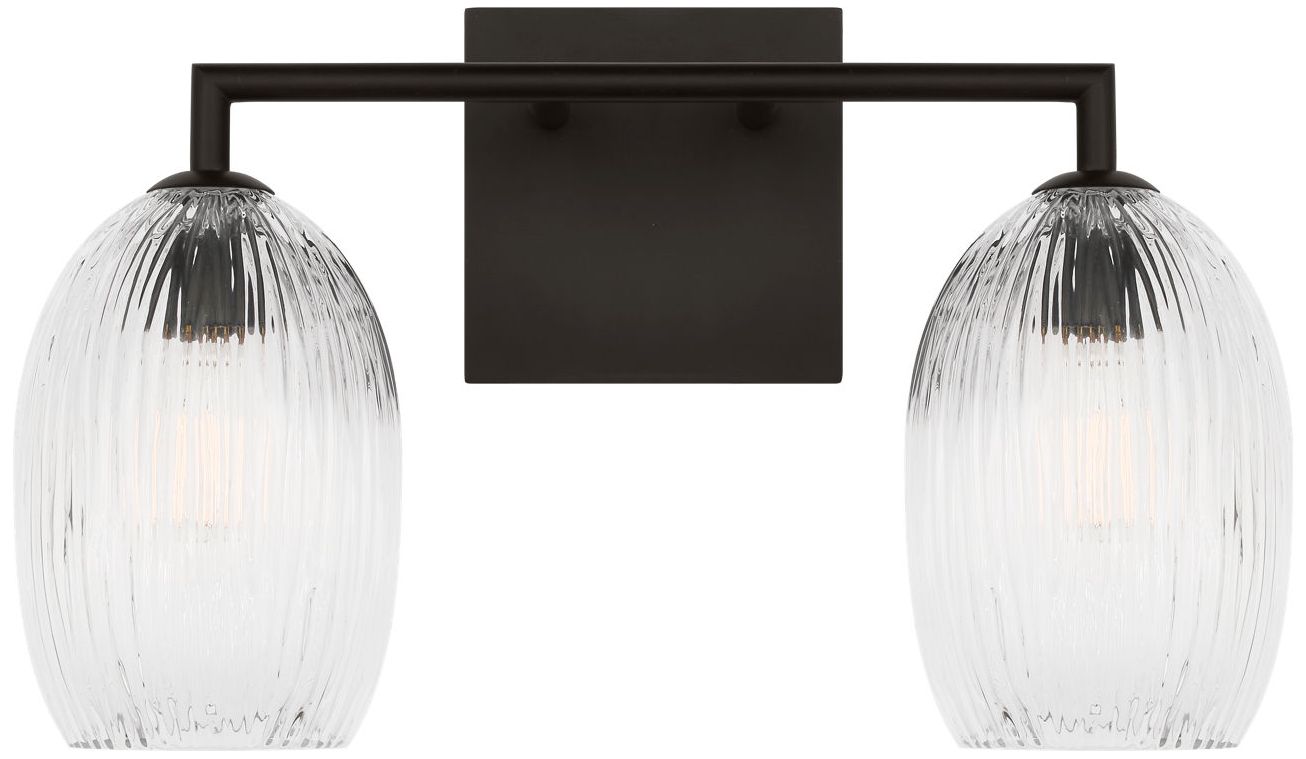 Image 4 Visual Comfort Studio Serafina 16 Bath Aged Iron B11 more views