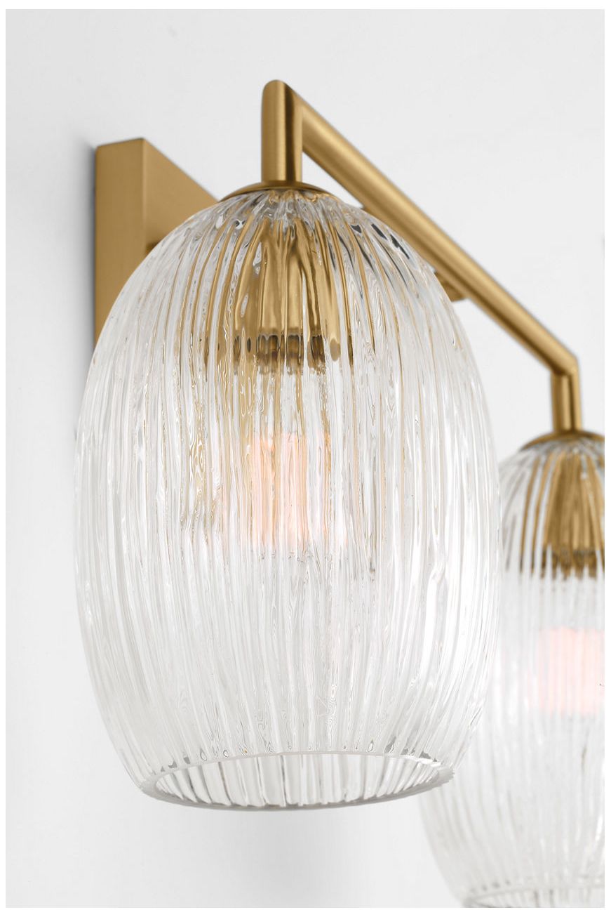 Image 3 Visual Comfort Studio Serafina 16 Bath Burnished Brass B11 more views