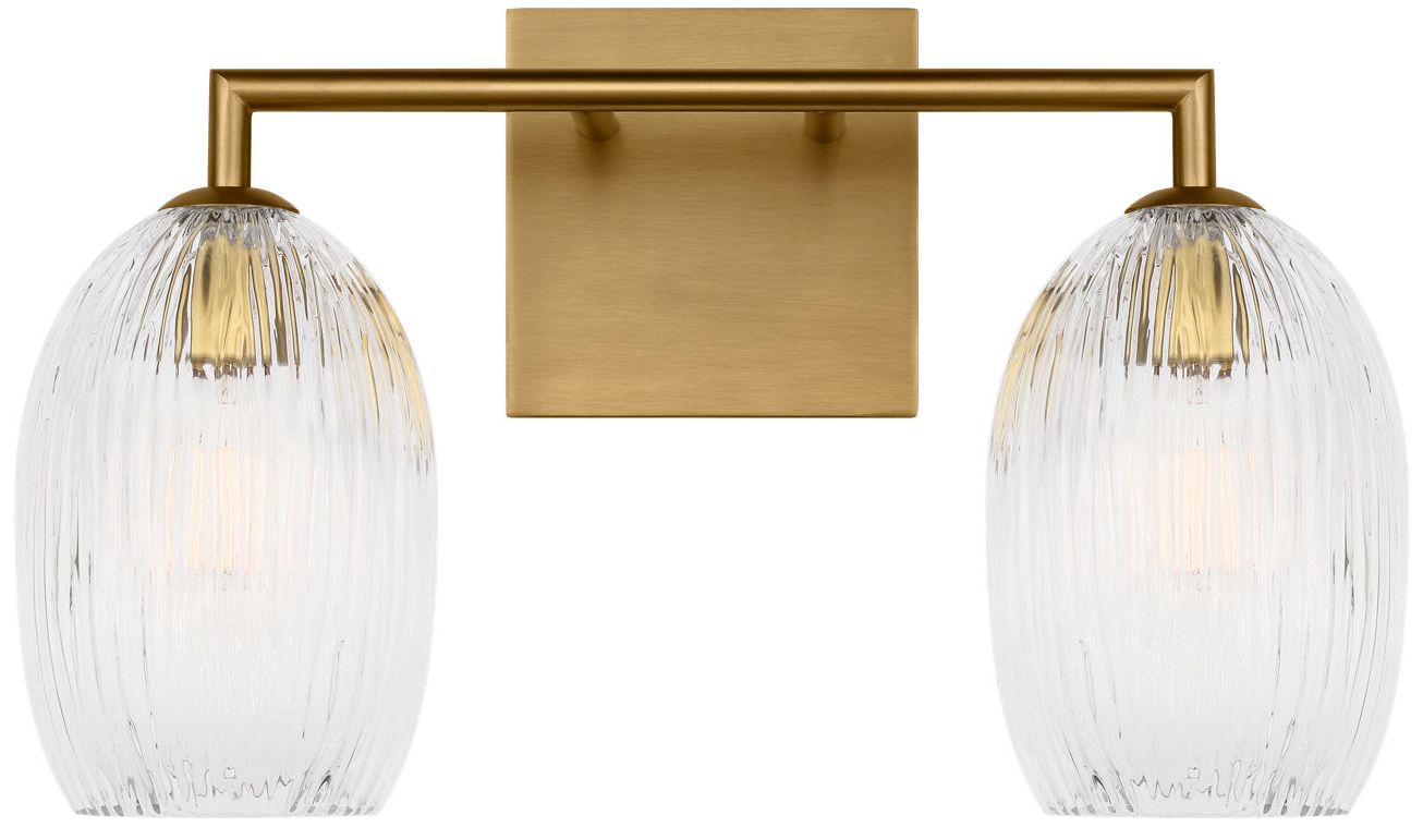 Image 4 Visual Comfort Studio Serafina 16 Bath Burnished Brass B11 more views