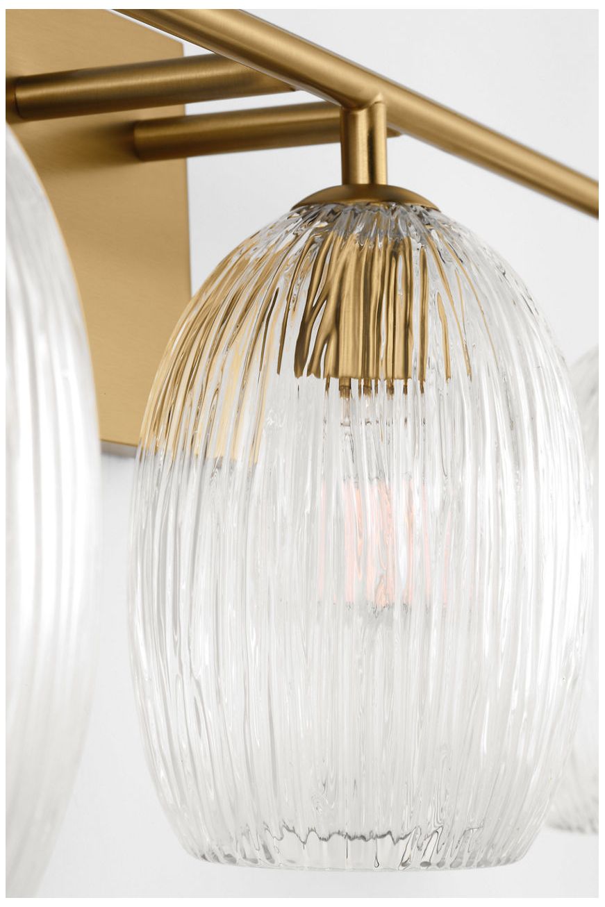 Image 2 Visual Comfort Studio Serafina 27 Bath Burnished Brass B11 more views