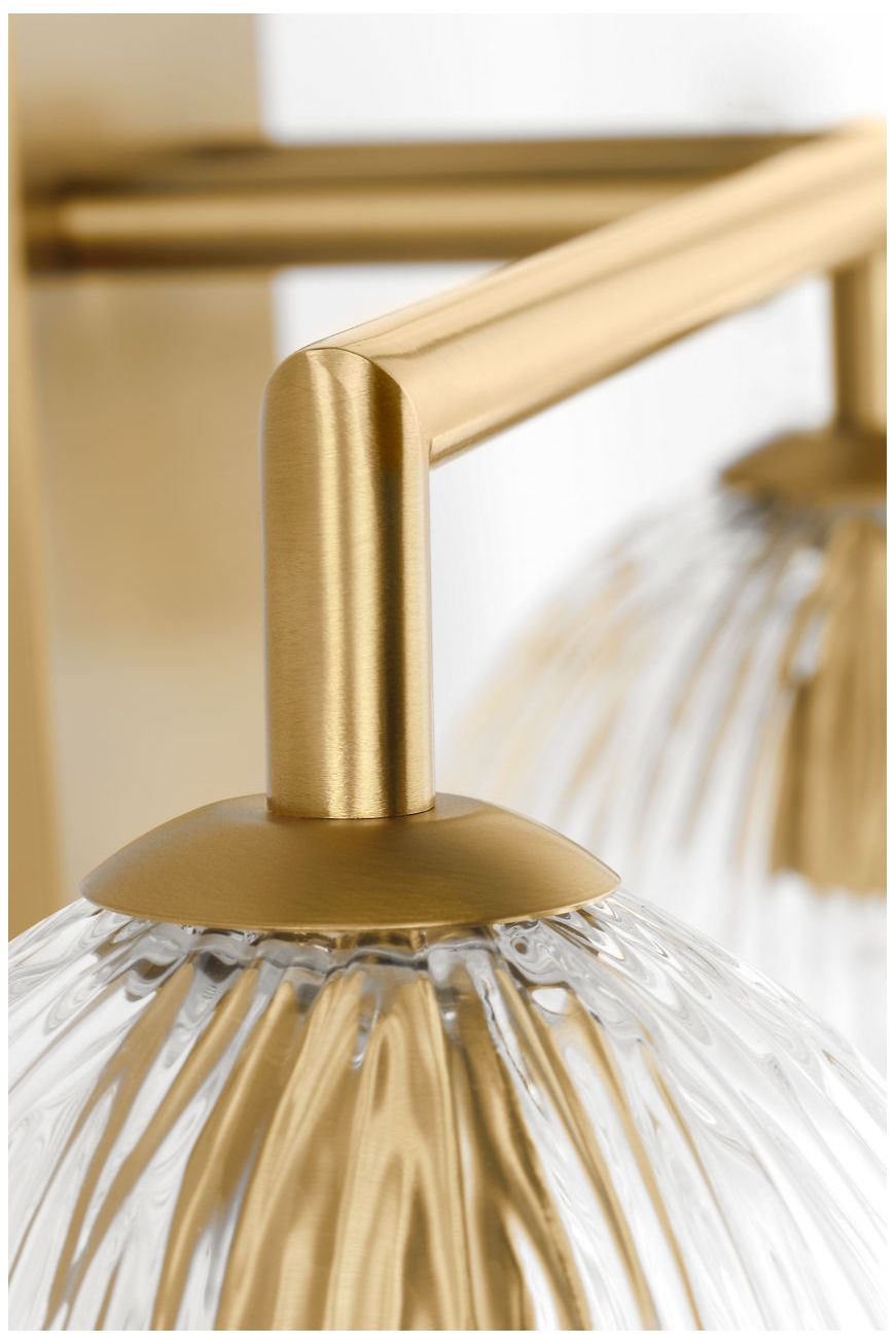 Image 3 Visual Comfort Studio Serafina 27 Bath Burnished Brass B11 more views