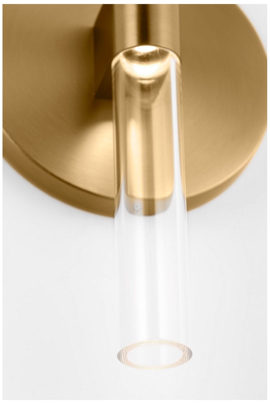 Image 3 Visual Comfort Studio Silas 10 Sconce Burnished Brass LED more views