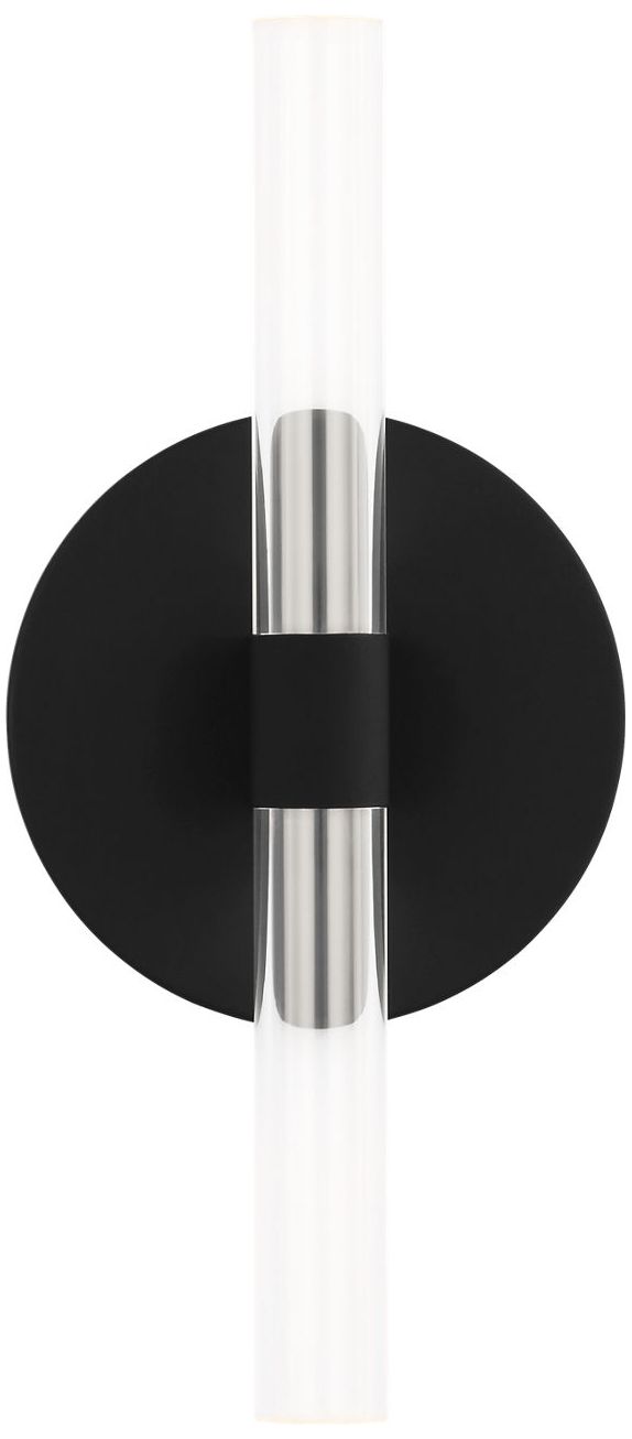 Image 4 Visual Comfort Studio Silas 10 Sconce Midnight Black LED more views