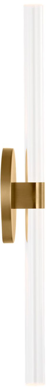 Image 5 Visual Comfort Studio Silas 18 Sconce Burnished Brass LED more views