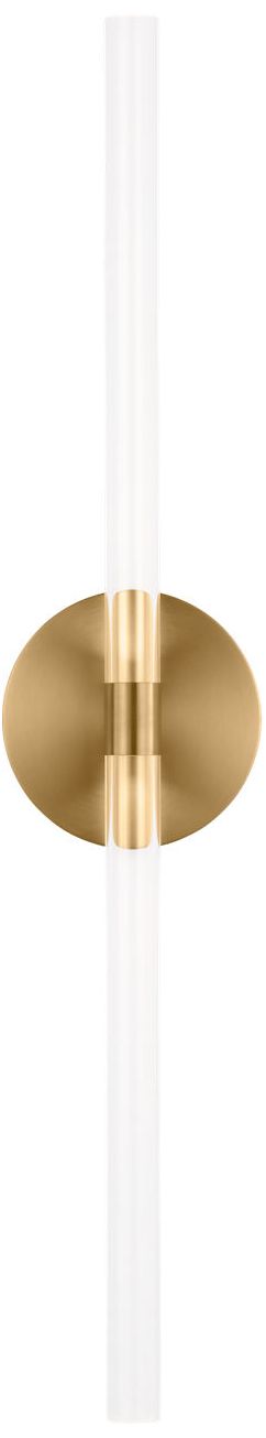 Image 4 Visual Comfort Studio Silas 24 Sconce Burnished Brass LED more views