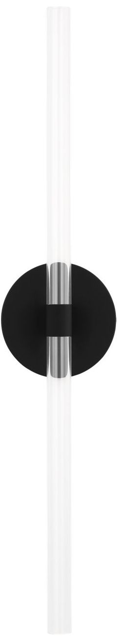 Image 4 Visual Comfort Studio Silas 24 Sconce Midnight Black LED more views