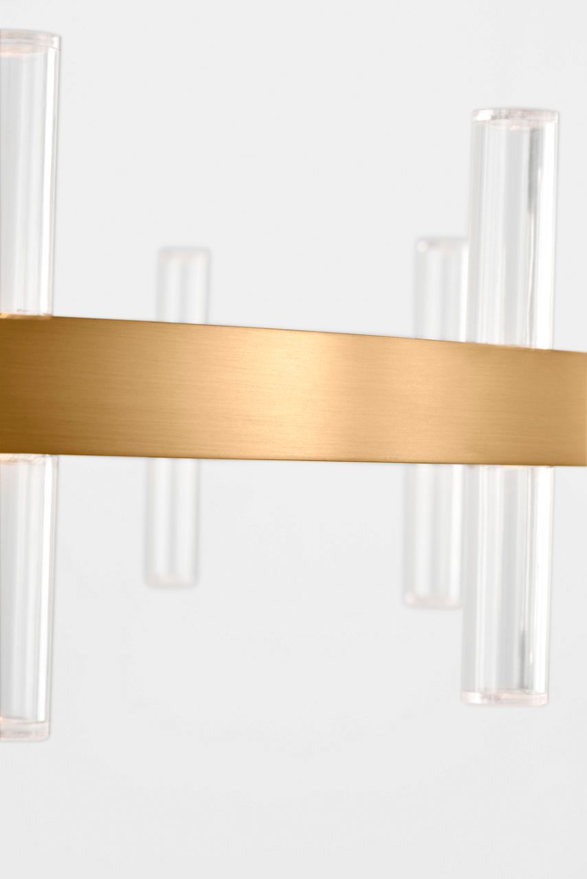 Image 3 Visual Comfort Studio Silas 36 Chandelier Burnished Brass LED more views