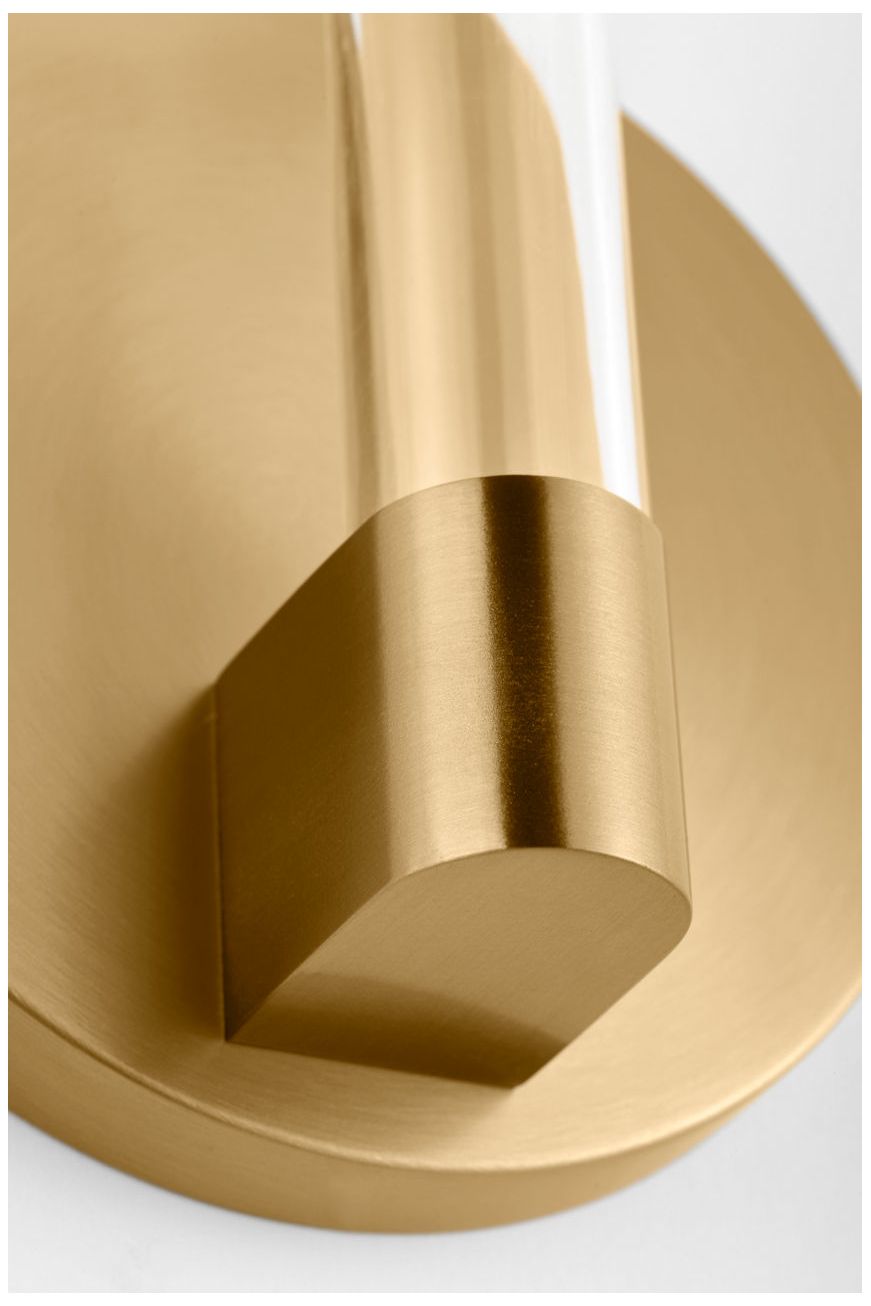 Image 2 Visual Comfort Studio Silas 5 Sconce Burnished Brass LED more views