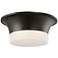 Visual Comfort Studio Sina Medium Flush Mount A19 14.75" Aged Iron