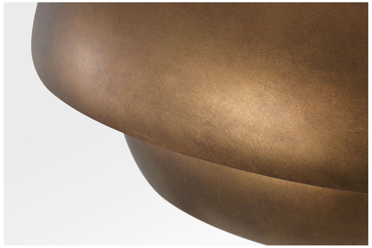 Image 3 Visual Comfort Studio Solene 18 Flush Mount Vintage Gild A19 more views