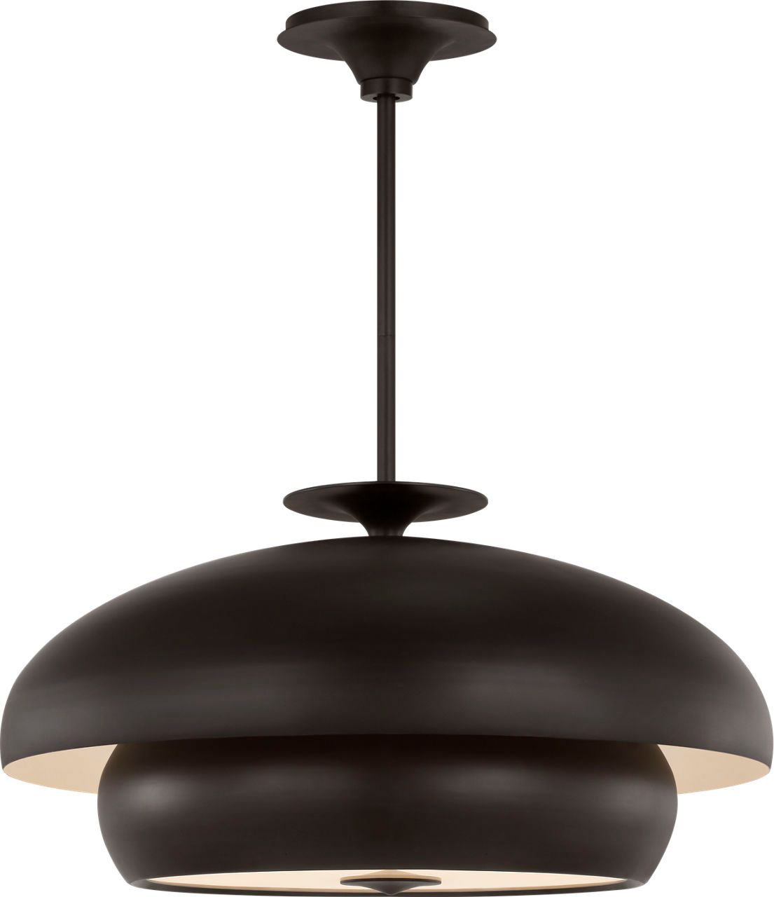 Image 4 Visual Comfort Studio Solene 24 Chandelier Aged Iron B11 more views