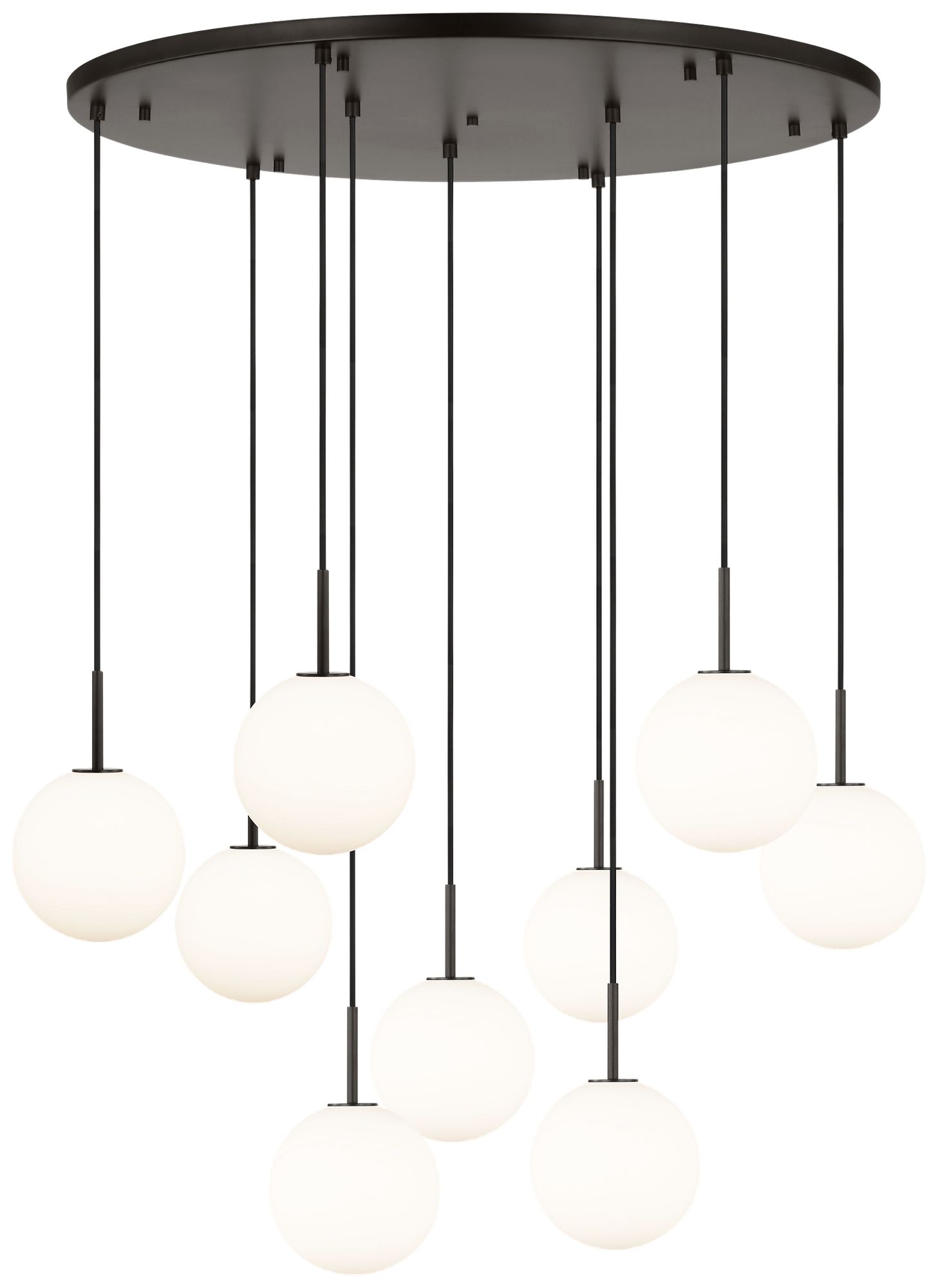 Image 4 Visual Comfort Studio  Sorelle 36" Chandelier  B11    Aged Iron more views