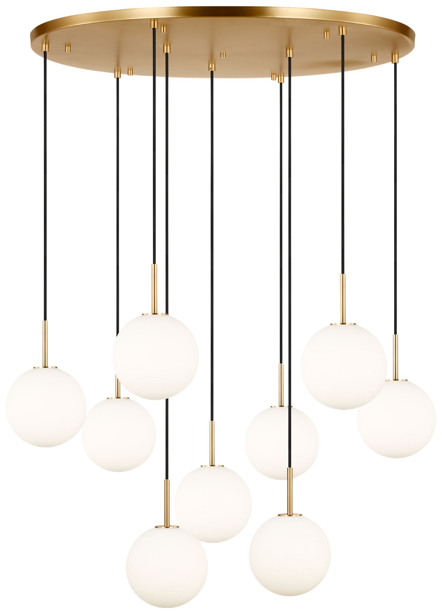 Visual Comfort Studio  Sorelle 36" Chandelier  B11    Estate Brass