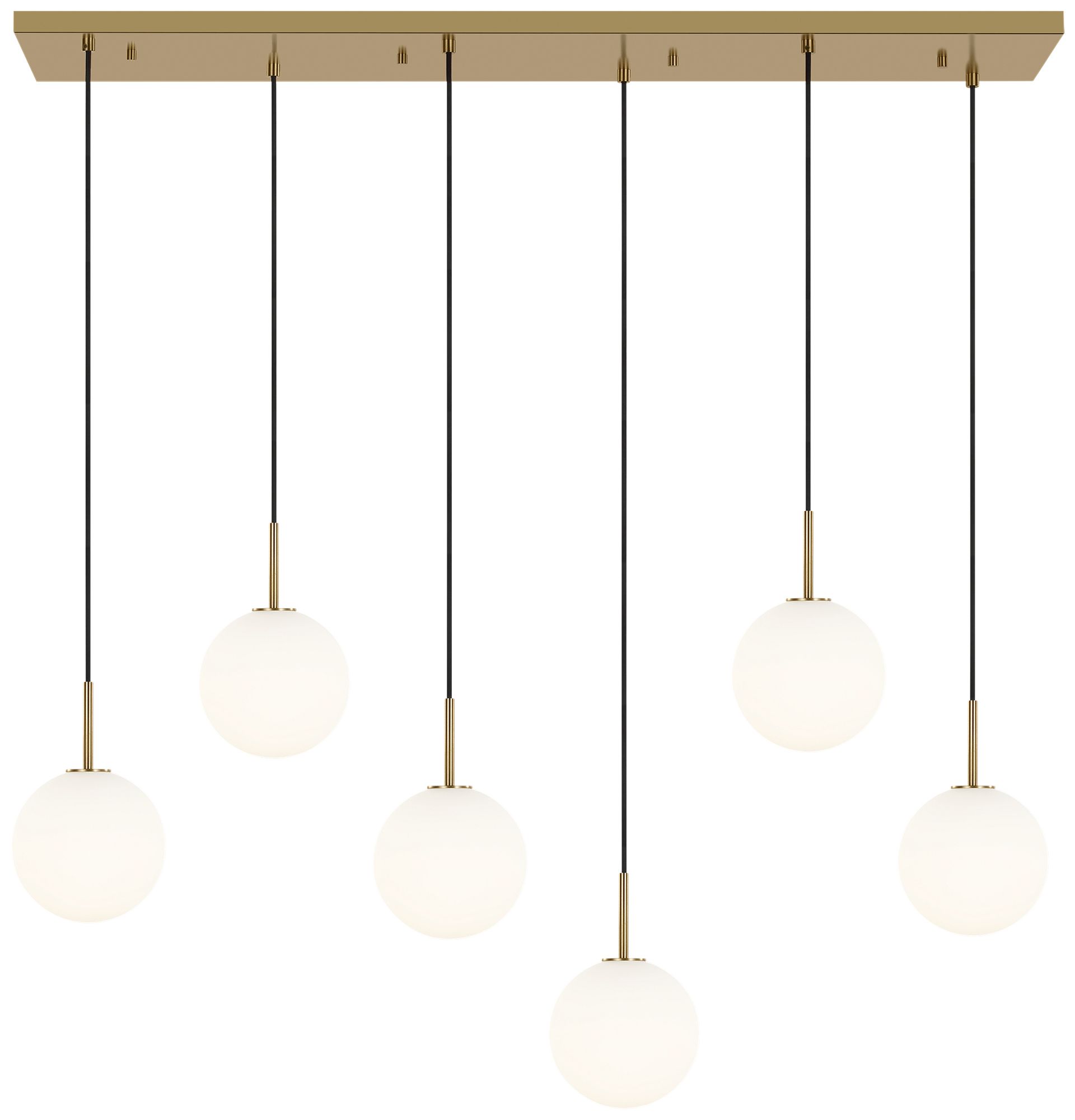 Image 2 Visual Comfort Studio  Sorelle 48" Chandelier  Bi-Pin    Estate Brass more views