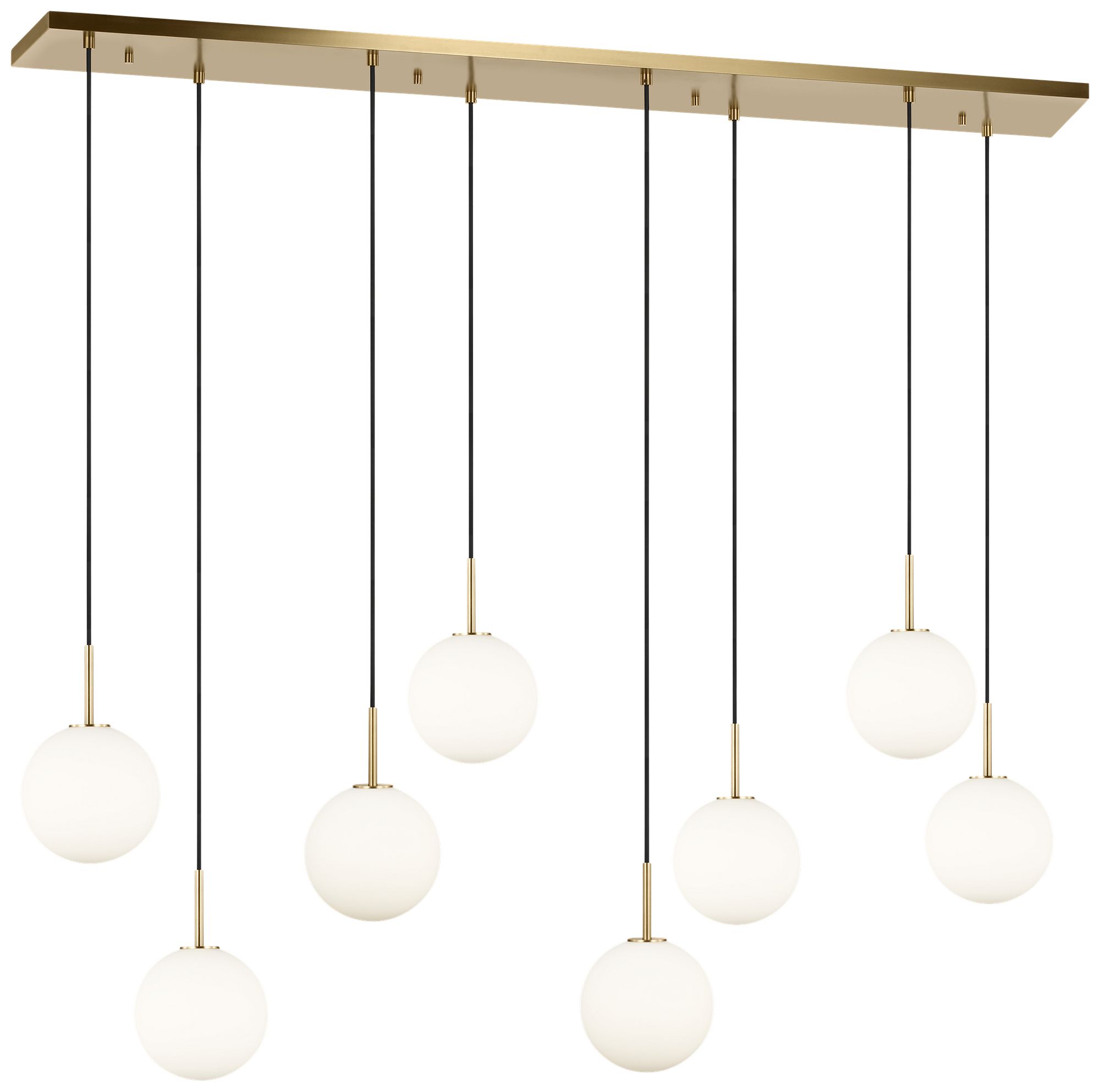 Image 4 Visual Comfort Studio  Sorelle 60"  Chandelier  Bi-Pin    Estate Brass more views