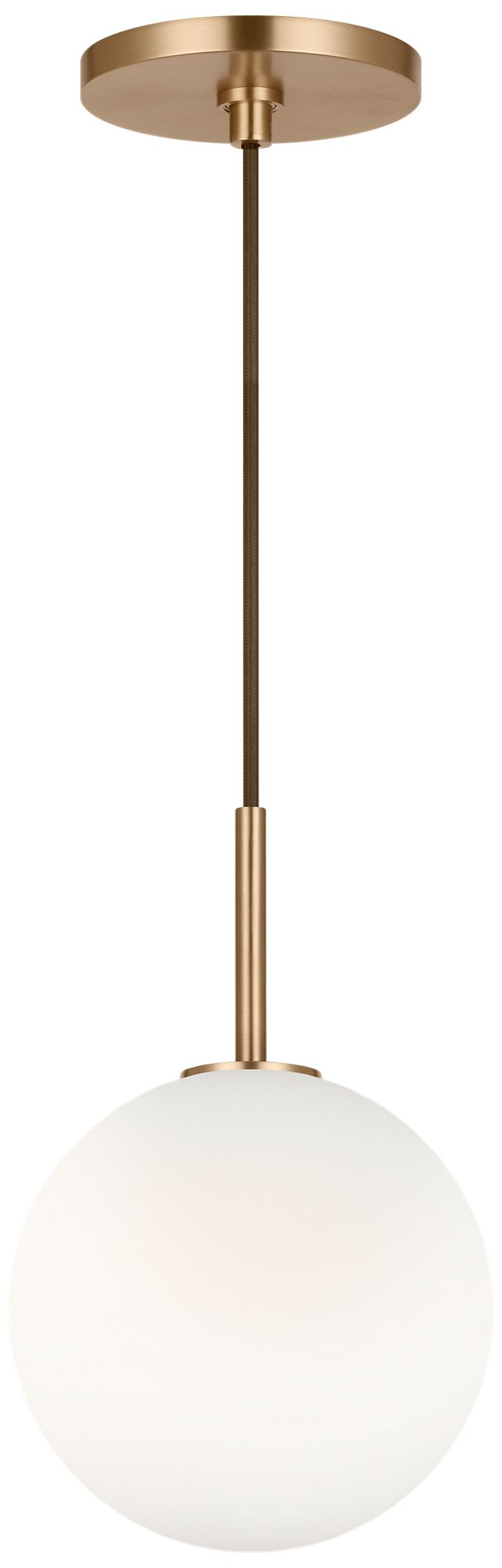 Visual Comfort Studio  Sorelle 7" Pendant  Bi-Pin    Estate Brass