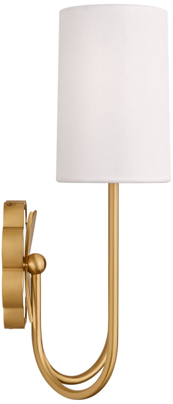 Image 5 Visual Comfort Studio Spencer 14 Double Sconce Burnished Brass B11 more views