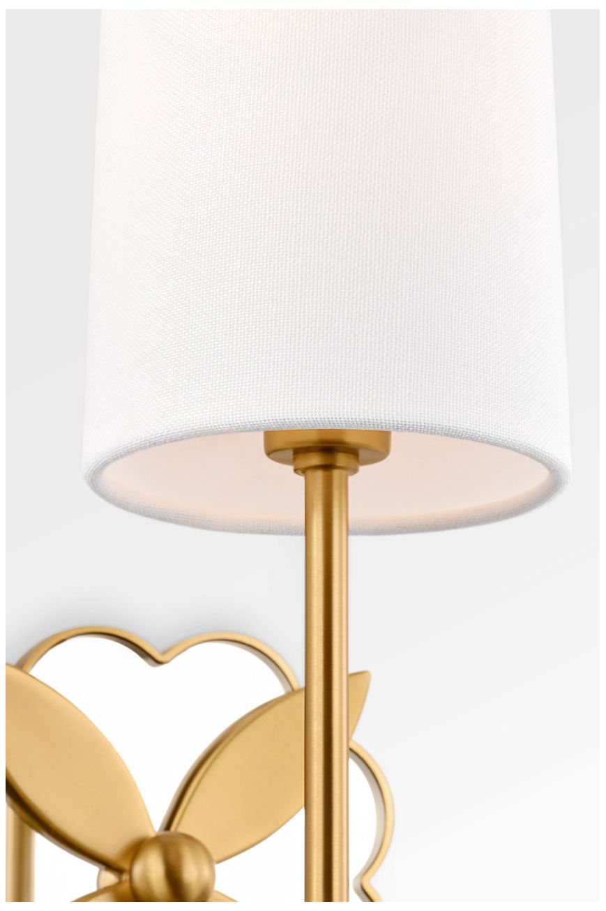 Image 3 Visual Comfort Studio Spencer 14 Sconce Burnished Brass B11 more views