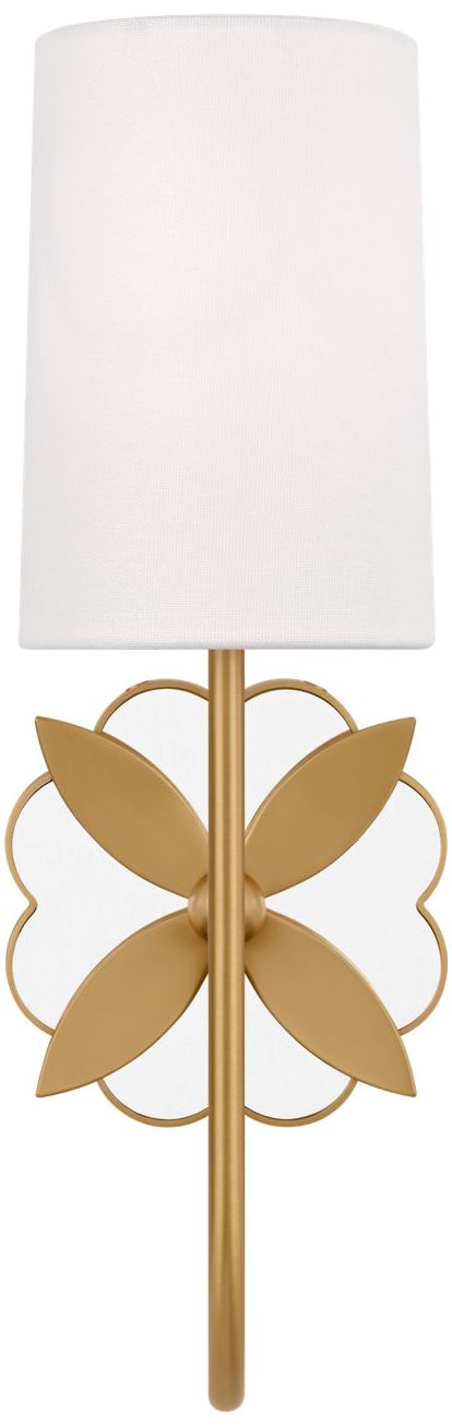 Image 4 Visual Comfort Studio Spencer 14 Sconce Burnished Brass B11 more views