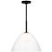 Visual Comfort Studio Suma Medium Pendant Bi-Pin 16" Black