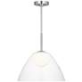 Visual Comfort Studio  Suma Medium Pendant  Bi-Pin  16"  Brushed Nickel