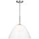 Visual Comfort Studio  Suma Medium Pendant  Bi-Pin  16"  Brushed Nickel