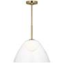 Visual Comfort Studio  Suma Medium Pendant  Bi-Pin  16"  Satin Brass