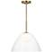 Visual Comfort Studio  Suma Medium Pendant  Bi-Pin  16"  Satin Brass