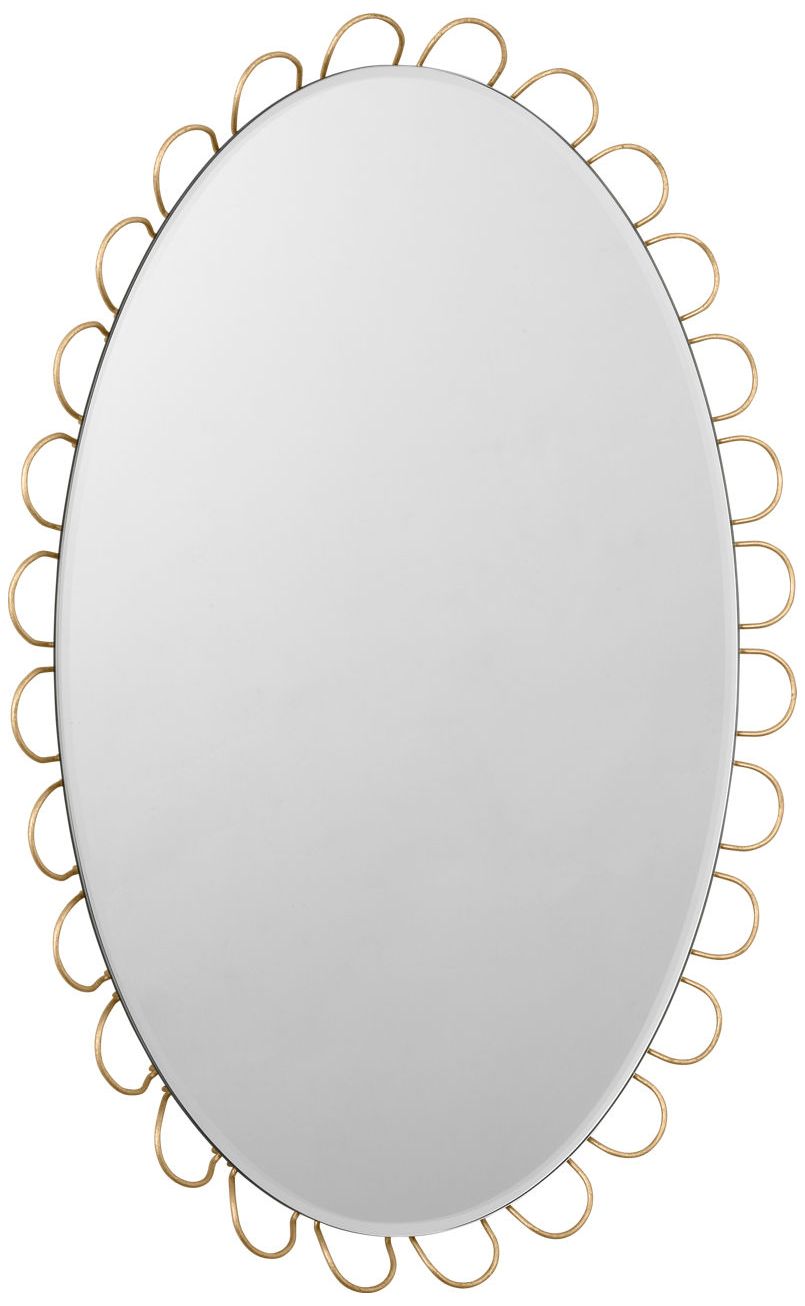 Image 2 Visual Comfort Studio Tirreno 24 by 31 Oval Mirror Gild more views