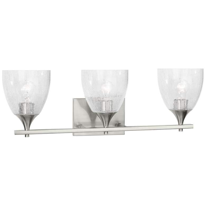 Image 1 Visual Comfort Studio Toffino 3 - Light Vanity A19 26" Brushed Nickel