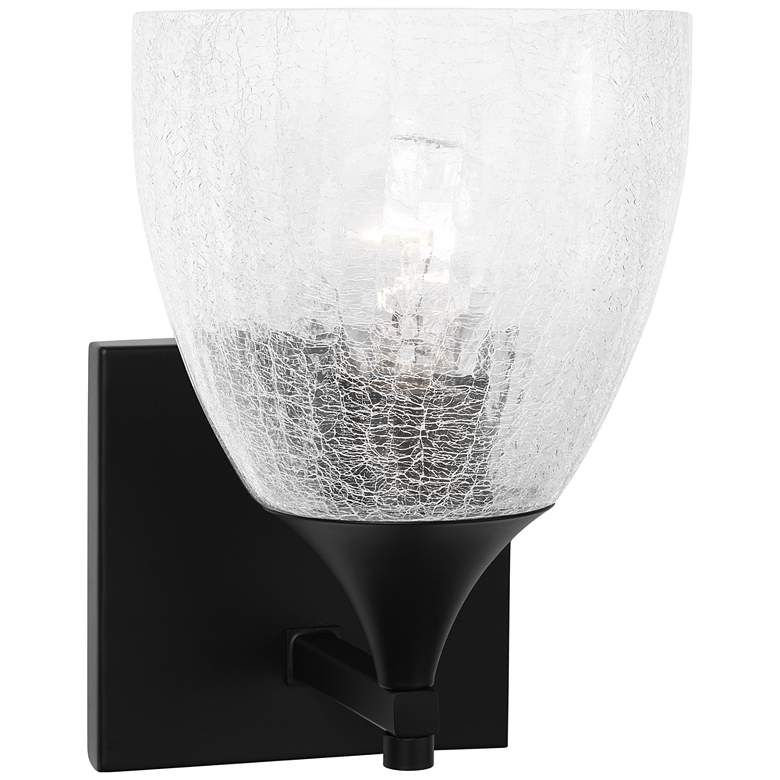 Image 1 Visual Comfort Studio Toffino Small Sconce A19 6" Black
