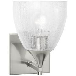 Visual Comfort Studio  Toffino Small Sconce  A19  6"  Brushed Nickel