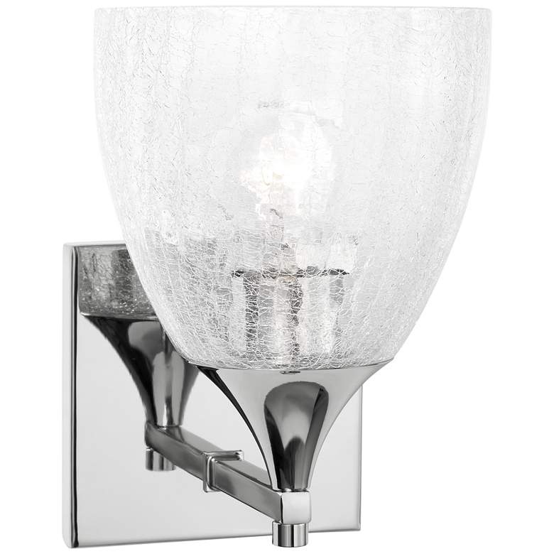 Image 1 Visual Comfort Studio Toffino Small Sconce A19 6" Chrome