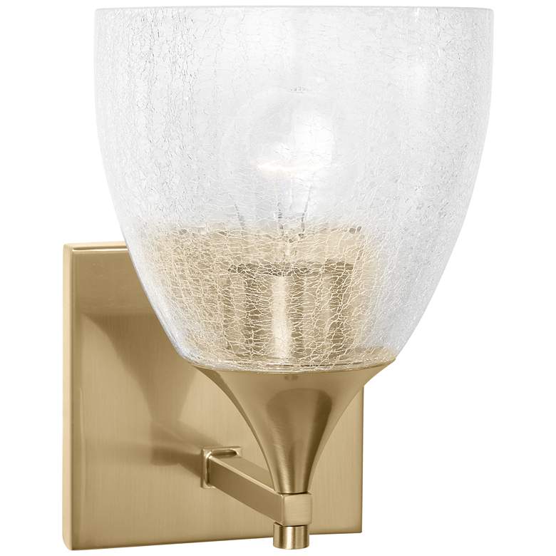 Image 1 Visual Comfort Studio Toffino Small Sconce A19 6" Satin Brass