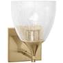 Visual Comfort Studio  Toffino Small Sconce  A19  6"  Satin Brass