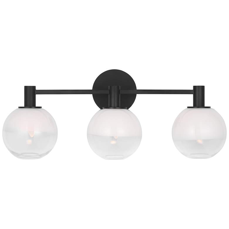 Image 1 Visual Comfort Studio Torian 3 - Light Vanity B10 24" Aged Iron
